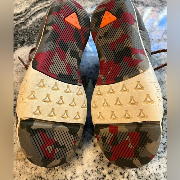 Plae Miles Dragon Scales Gray & Green Camo Sneaker Shoes 13.5 - Picture 4 of 10